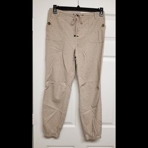 Khaki jogger pants